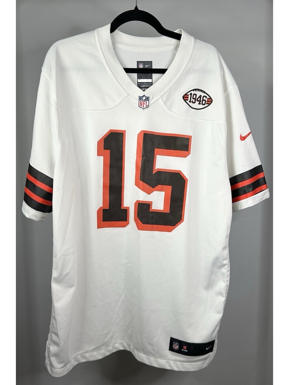 Nike On Field Joe Flacco Cleveland Browns Jersey Men’s Size XL